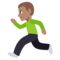 Person Running - Medium emoji on Emojione